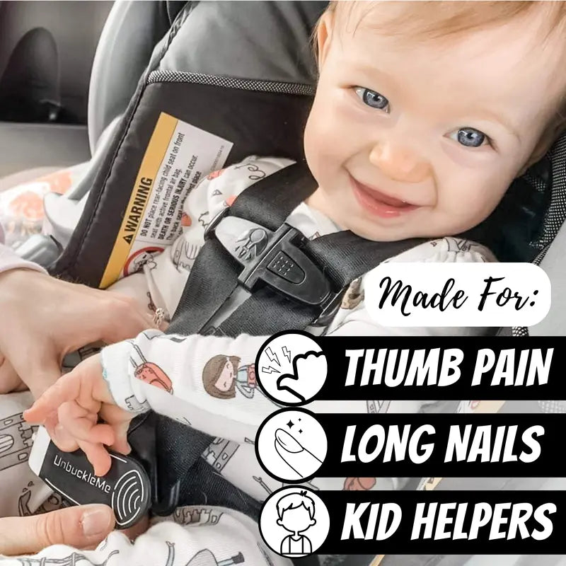 💪 Car Seat Buckle Release Tool, Portable Soft-Grip Opener for Easy Unbuckling