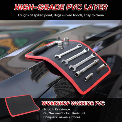 🧲 Flexible Magnetic Tool Mat – Keep Screws, Bolts & Tools Organized During Repairs