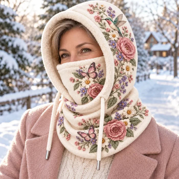 White - Pink Florals