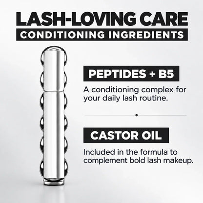 ✨ Dual-Material Mascara – Volumizing, Lengthening & Lash-Defining Formula