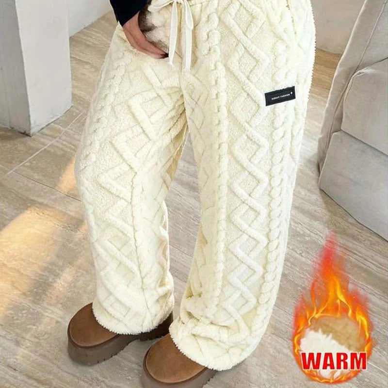 Winter Women's Lamb Fleece LongPants - Ultra-Plush Lined All-DayWarmth Tech