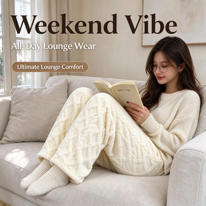 Winter Women's Lamb Fleece LongPants - Ultra-Plush Lined All-DayWarmth Tech
