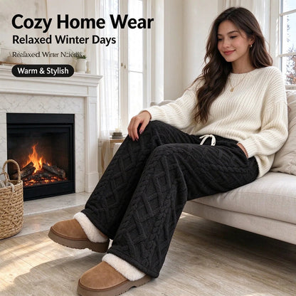 Winter Women's Lamb Fleece LongPants - Ultra-Plush Lined All-DayWarmth Tech