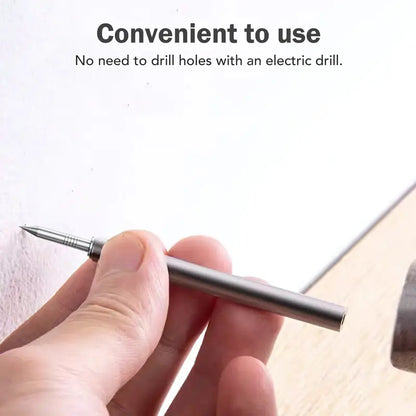 🔧100 Double-Ended Carbon Steel Baseboard Nails - Corrosion Resistant, Easy to Use, Invisible and Mark-Free Fixing