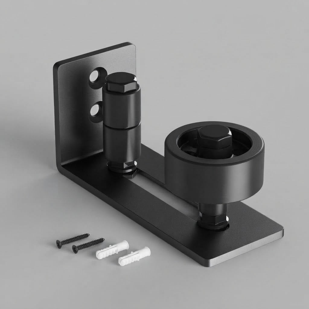 ⚙️Barn door floor guide - adjustable support rollers