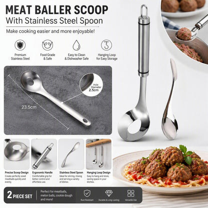 304 Stainless Steel Meatball Scoop Ball Maker Tool