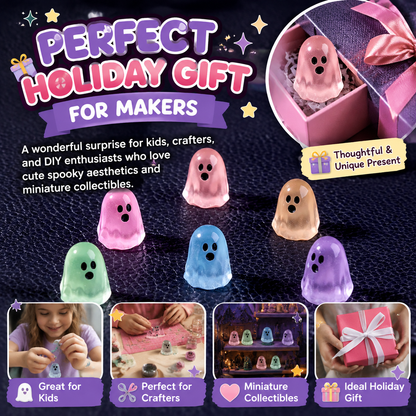 👻Six-color creative glow-in-the-dark ghost ornament