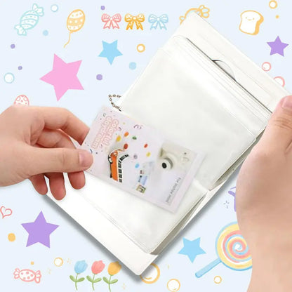 💎🃏 3" Mini Pockets Photo Card Album, Kpop Photo Protector Sleeves