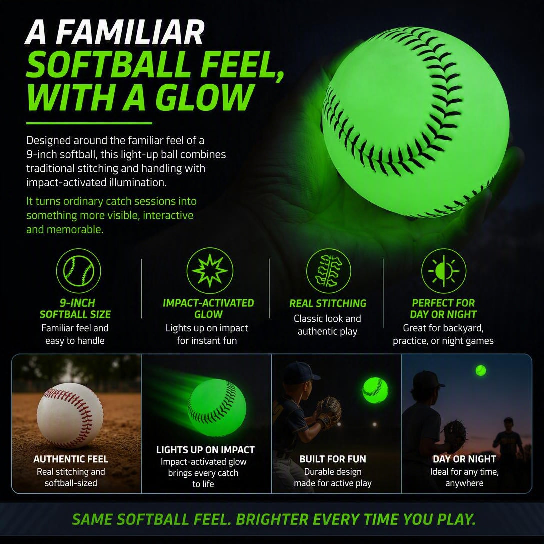 Glow-In-The-Dark Baseballs For Training