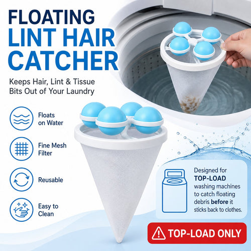 👚Floating Lint & Hair Catcher（3pcs）