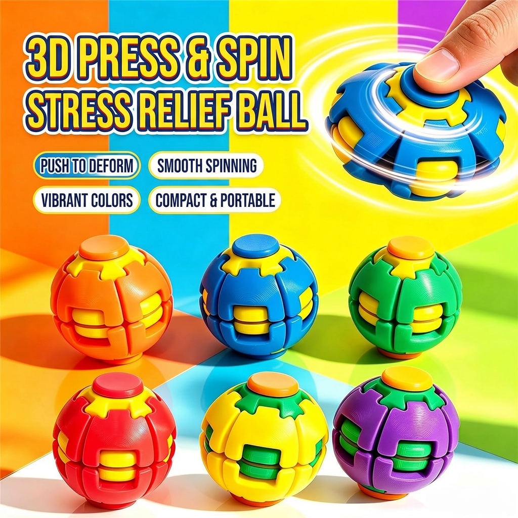 🎨3D printed press-rotate sensor toy（ 💥Buy 2 Get 1 Free）