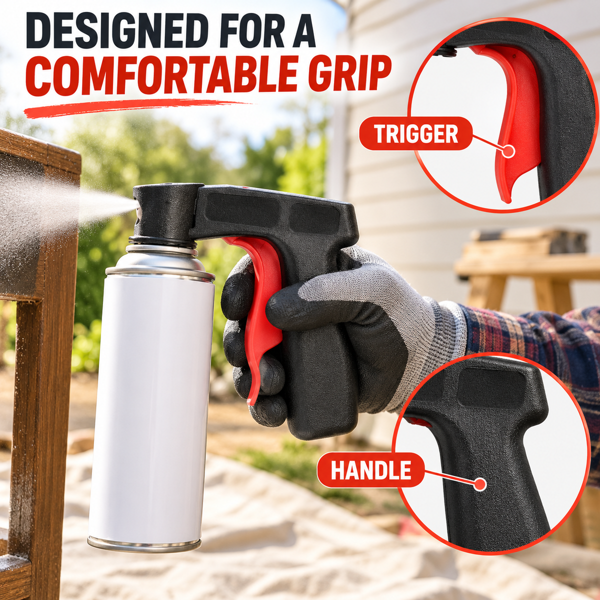Spray Paint Can Trigger Handle