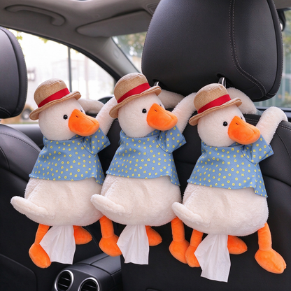 🦆Cute Duck Car Tissue Holder