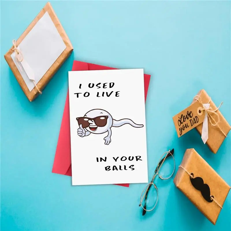 Cute First Fathers Day Card for New Dad（10pcs）