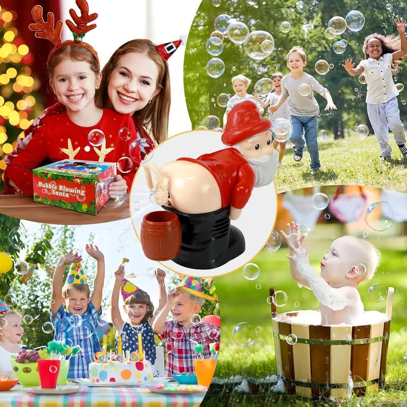 Christmas Santa Handheld Party Bubble Machine