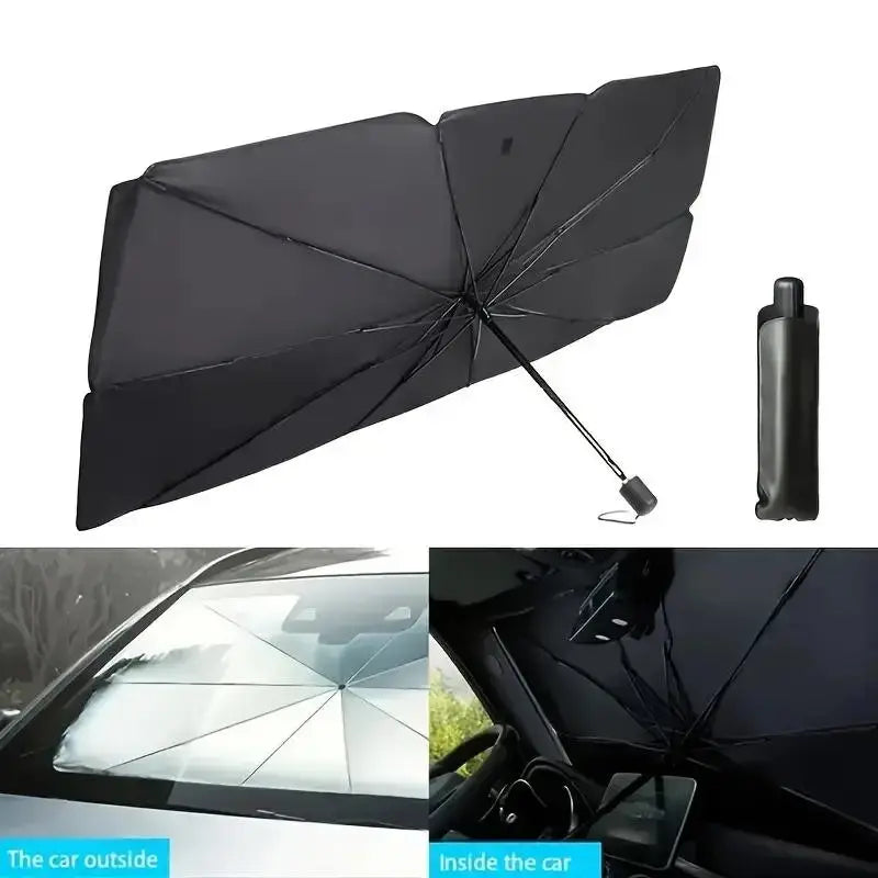 🛠️Portable car sunshade, windshield sun shade