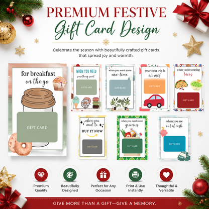 📖Merry Christmas Surprise Gift Card Book