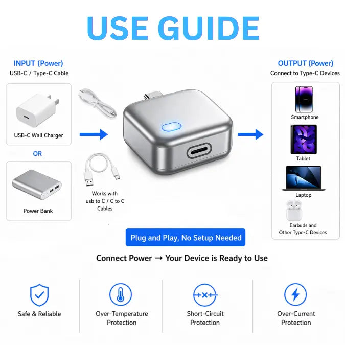 🔥Hot Sale 49% off🌟🔋 Physical-Disconnect Battery Guard, Auto & Self-Eject Charger