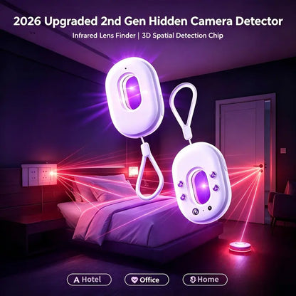 🏨Upgraded Second Generation Hidden Camera Detector - Suitable for Hotels, Airbnbs, and Home Offices