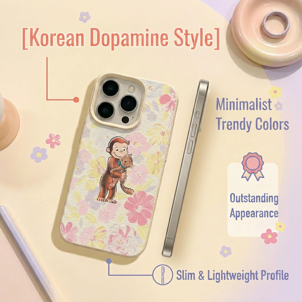 🎨 The whimsical nostalgic children's art style phone case