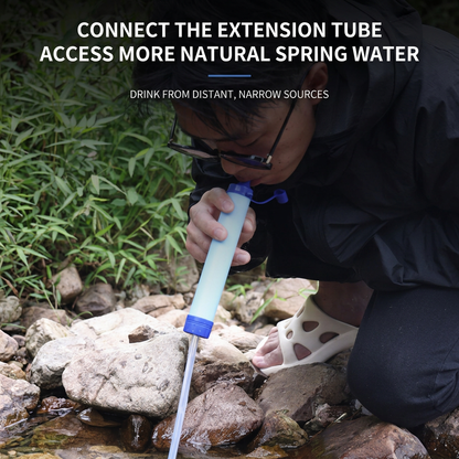 🌊Outdoor water purifier, portable emergency drinking straw