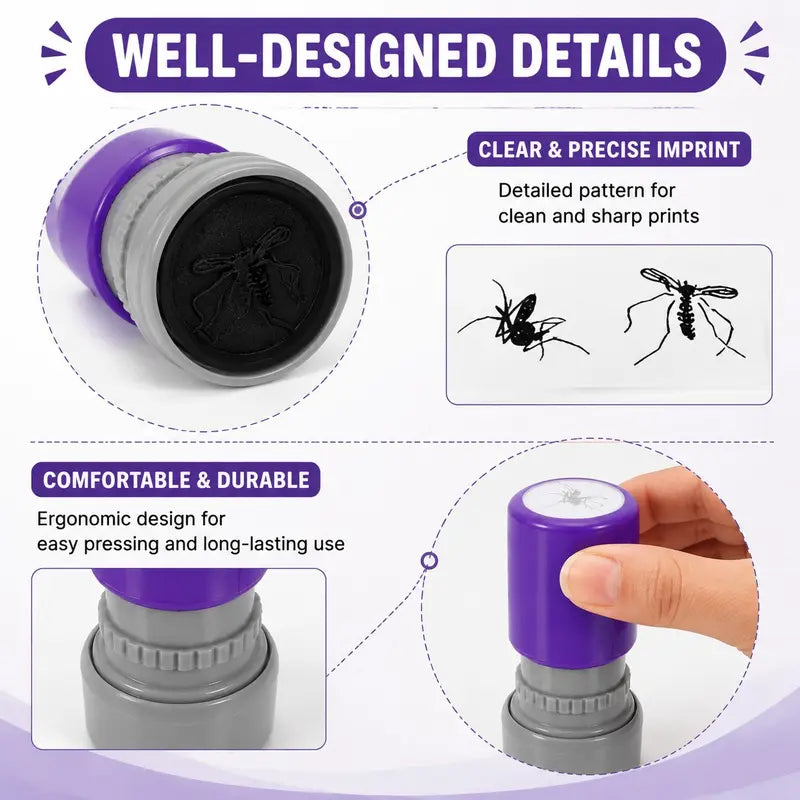 Mosquito Prank Funny Stamper Self Inking Stamps