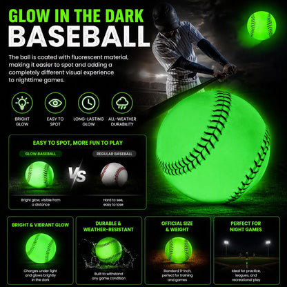 Glow-In-The-Dark Baseballs For Training