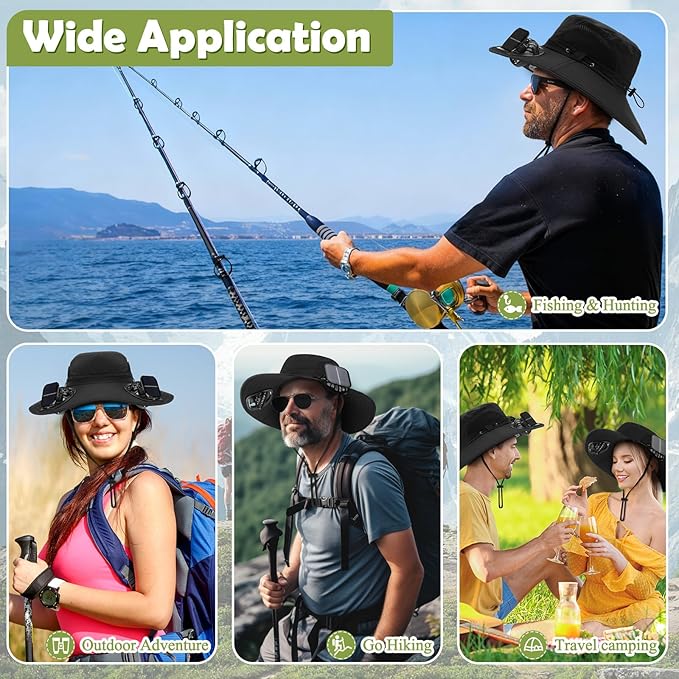 🌞New Solar-Powered Outdoor Cooling Fan Hat