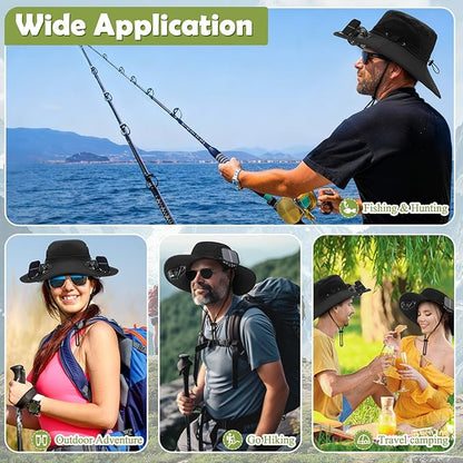🌞New Solar-Powered Outdoor Cooling Fan Hat