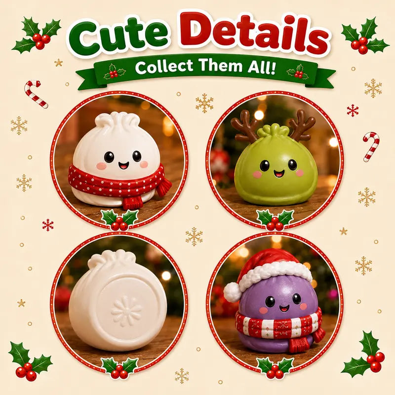 🥟24-Day Christmas Dumpling Countdown Toy Calendar