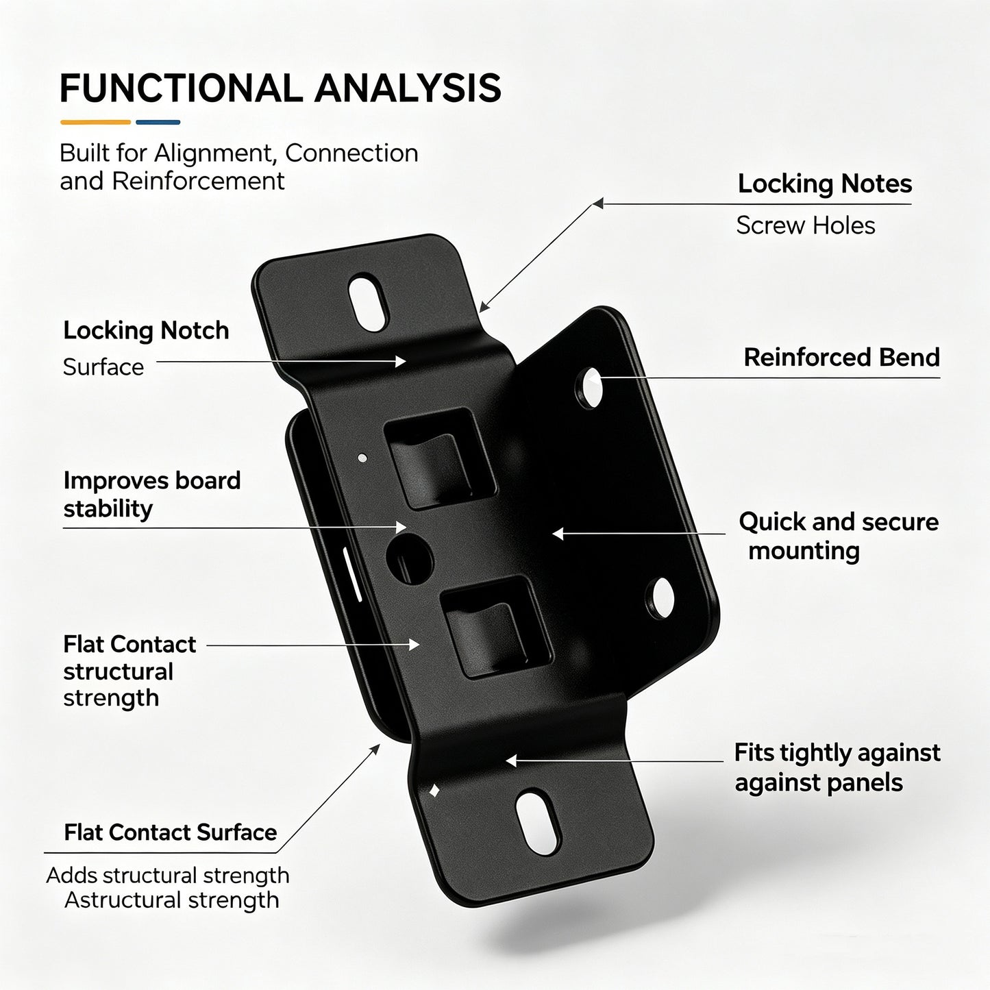 Furniture connecting bracket
