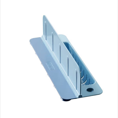🧼 Say Goodbye to Sink Mess! Foldable Water Splash Blocker & Sponge Holder 💦