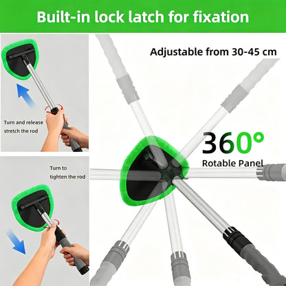 Car Retractable Window Defroster Cleaning Brush