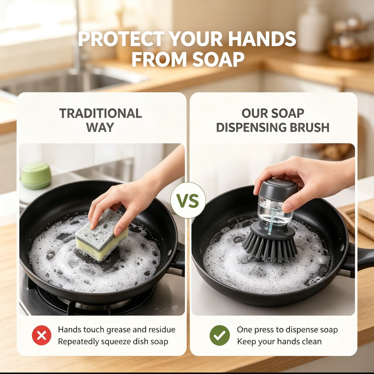 The Dirt-Free Hands And Lazy Person's Kitchenware Cleaning Tool