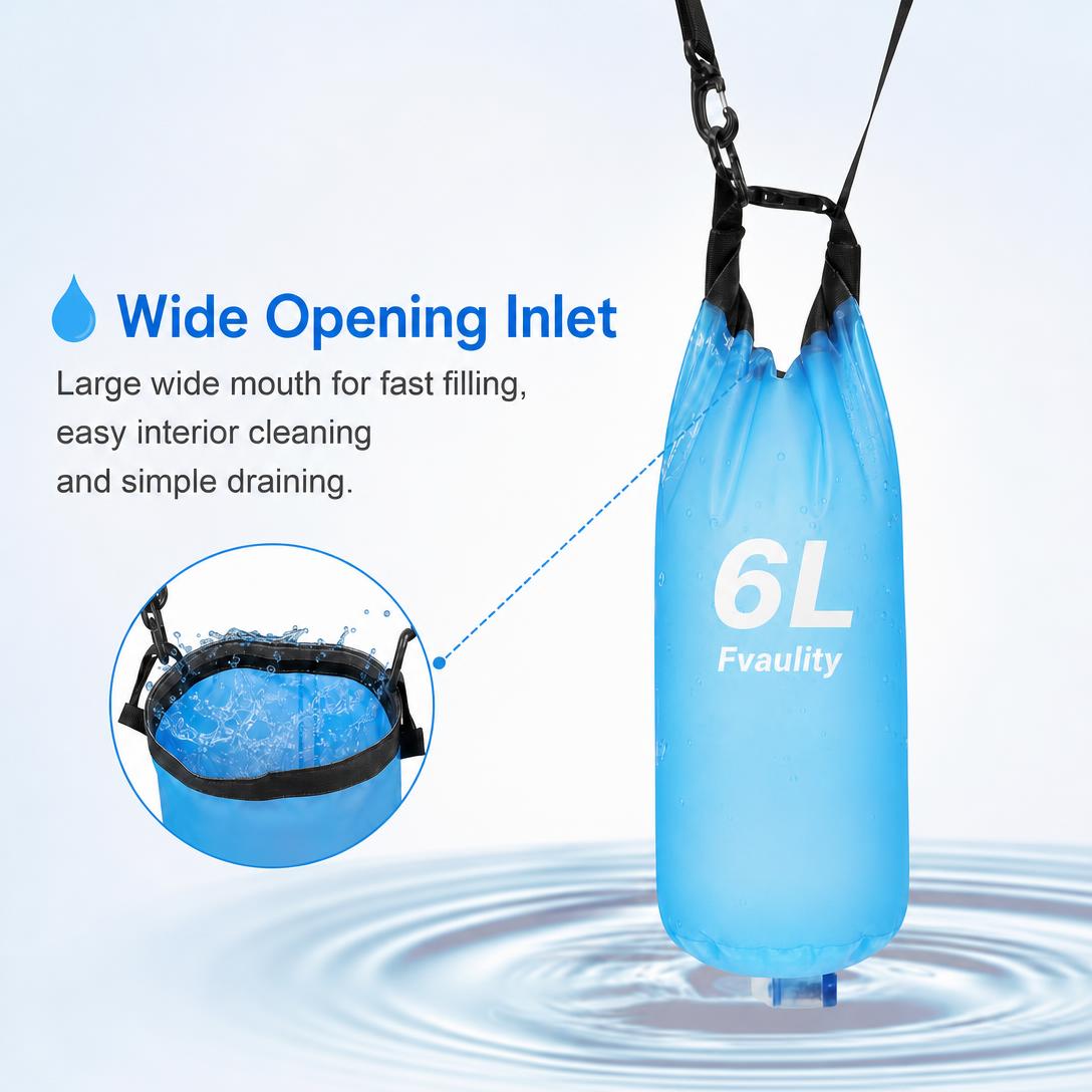 💧⛺6-liter gravity-fed multi-functional camping water purifier