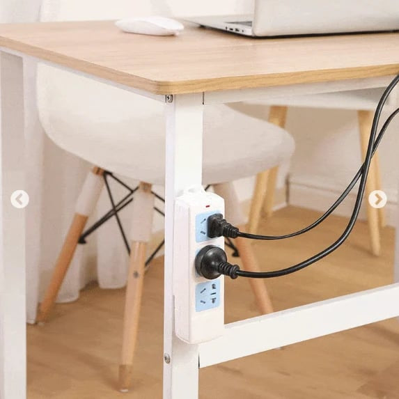 Buy 3 Get 2 Free ✨ Say Goodbye to Messy Cords! Self-Adhesive Socket Organizer & Power Strip Wall Mount 🛠️