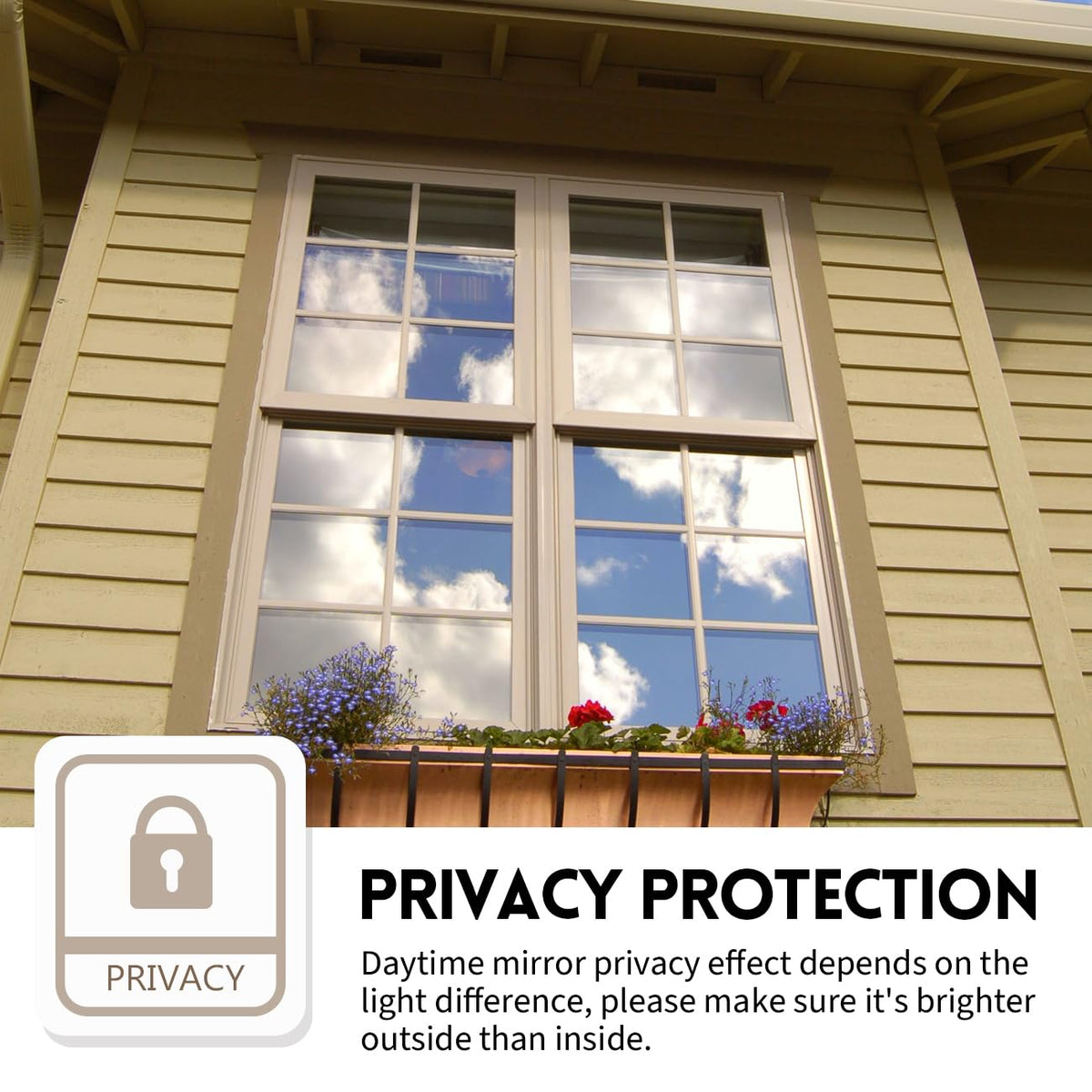 Daytime reflective window privacy protection