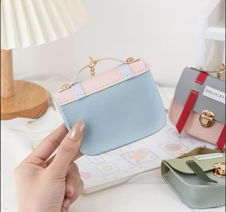Leather Mini Key and Card Holder