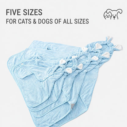 🧥Quick-Drying Absorbent Pet Bathrobe/Towel for Dogs