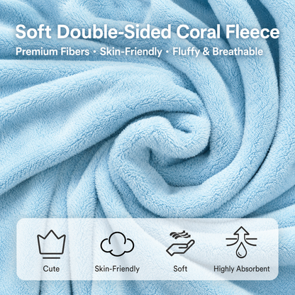 🧥Quick-Drying Absorbent Pet Bathrobe/Towel for Dogs