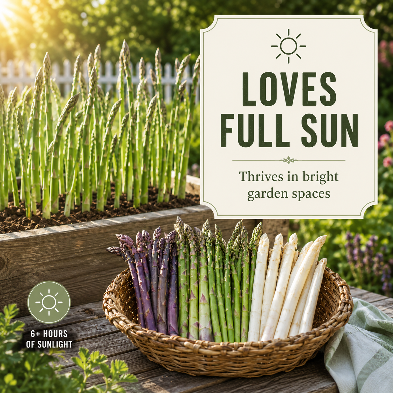 🌿Four Seasons Asparagus Mary Washington Seeds – Perennial, Tender, Nutrient
