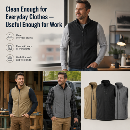 Men’s Everyday Concealment Vest –  Inner Storage