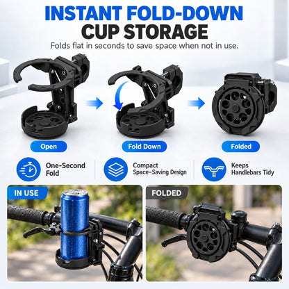 🚴 Foldable Bike Cup Holder
