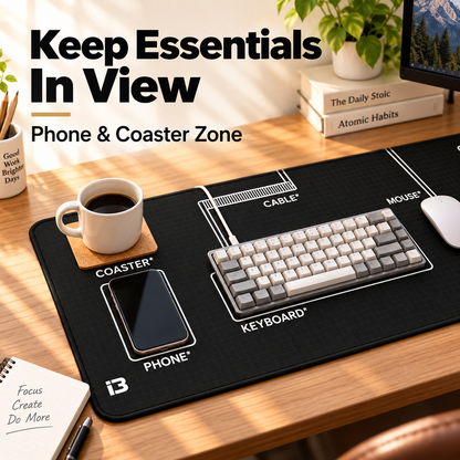 🖥️✨ 31.5″ Extended Desk Organization Mat — Everything in Its Place, More Room to Focus