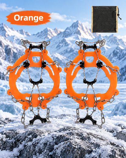 🏔️ Winter Grip You Can Trust! Aggressive Ice & Snow Crampons 🥾 Stainless Steel Spikes for Hiking ❄️