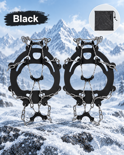 🏔️ Winter Grip You Can Trust! Aggressive Ice & Snow Crampons 🥾 Stainless Steel Spikes for Hiking ❄️