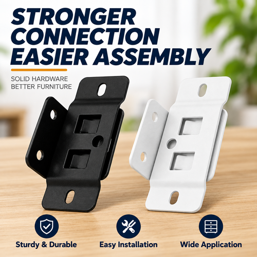 🔩 Interlocking Furniture Connector Bracket – Secure Wood Panel Fastener