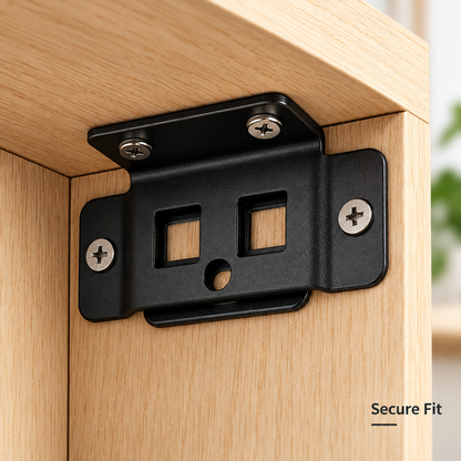 🔩 Interlocking Furniture Connector Bracket – Secure Wood Panel Fastener