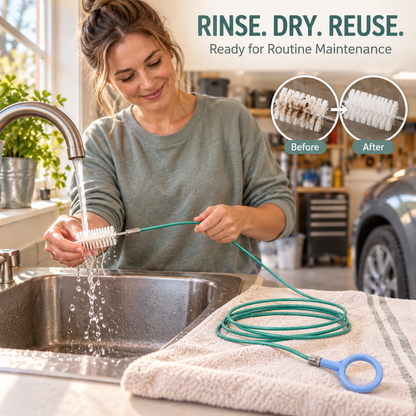 🚗 78-Inch Car Sunroof Drain Pipe Unclogger – Flexible Long Brush to Prevent Water Damage ⚡