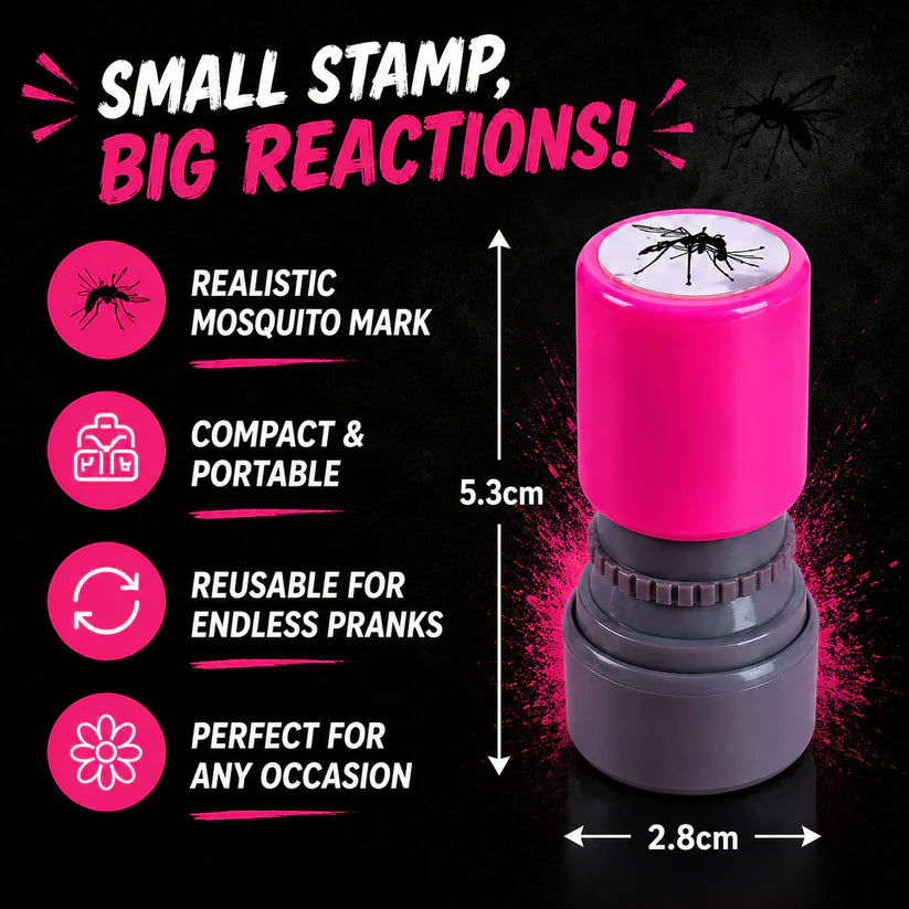 🦟💥 Funny Mosquitoes Stamp spoof strike toy